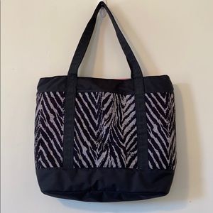 Zebra print bag/backpack/tote/purse in EXCELLENT!!